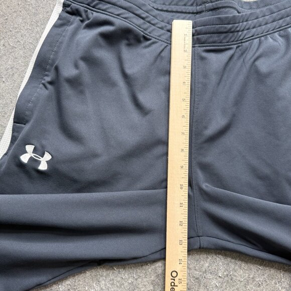 Under Armour Men's Sportstyle Pique Pants XL Gray Fitted Tapered Zip Pockets 31" - Picture 16 of 16